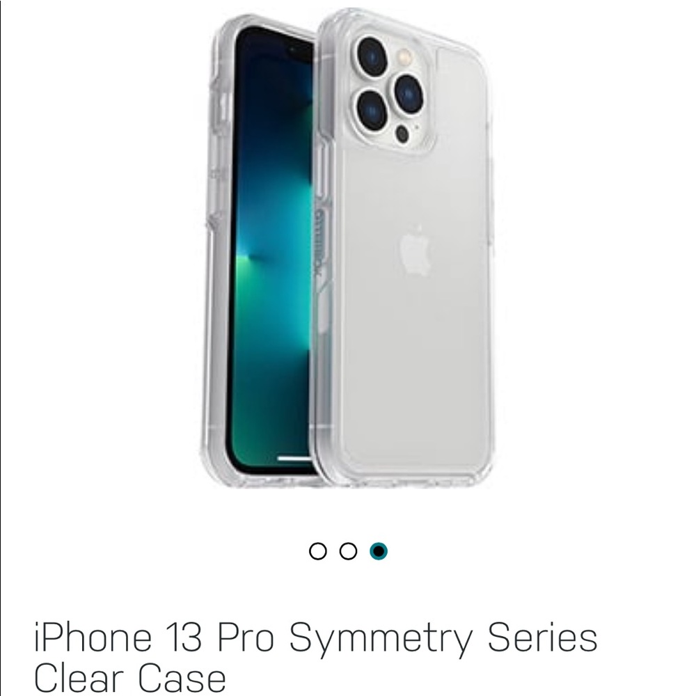 Like new otter box iPhone 13 pro clear case